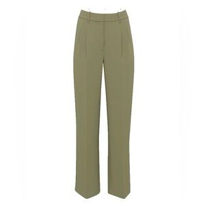 Aritzia Wilfred Effortless Pants Sage Green Size 10